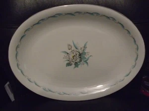 HIRA CHINA JAPAN 16" OVAL SERVING PLATTER "SUSANNE" PATTERN #35248 - Picture 1 of 2