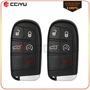 2 For Jeep Grand Cherokee 2015 2016 2017 2018-2021 Remote Key Shell Case Fob - Picture 1 of 8