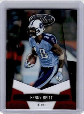 2010 Panini Certified #145 Kenny Britt Platinum Red #/999 - Image 1 of 2
