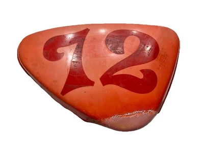 Honda SL 70 1972 cubierta lateral izquierda SL70 rojo 1971-1973 Foto 1 de 4