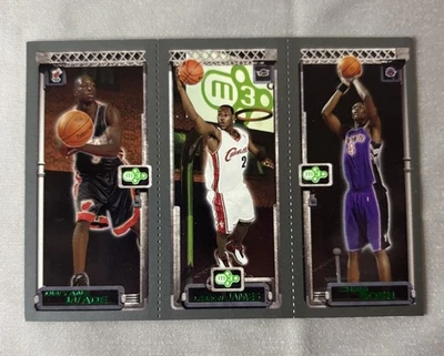 2003-04 Topps Rookie Matrix - LeBron James, Dwyane Wade, Chris Bosh #114-111-115 - Image 1 of 2