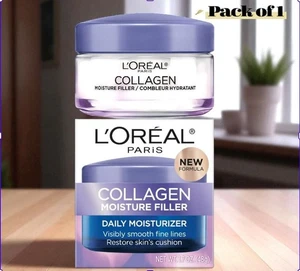L'Oreal Paris Collagen Crema Idratante Viso Quotidiana Antietà - Riduttore Rughe - Foto 1 di 1