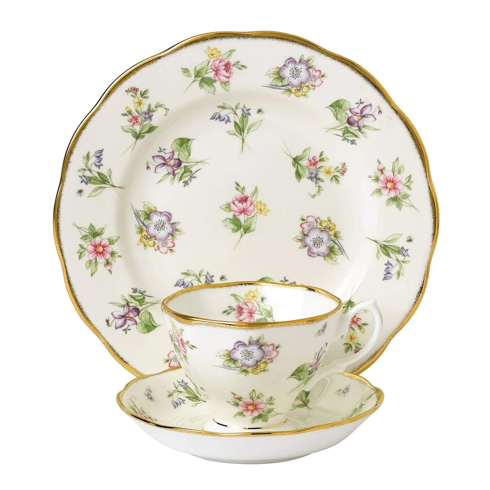 100 Years 1920 3-Piece Set (Teacup, Saucer & Plate 8") - Image 1 of 4