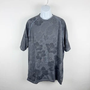 Tommy Bahama Hemd Herren XXL Performance Islandactive grau geblümt Hawaii T-Shirt - Bild 1 von 16
