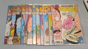 Beavis & Butt-Head Marvel Comics "1-12 + Uncut Fleer MTV 9 Card Promo Sheet - Picture 1 of 15
