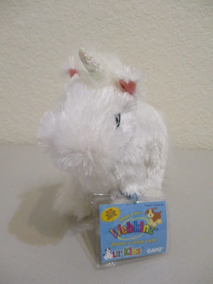 Unicornio Webkinz Lil'Kinz - Nuevo. Código precintado, sin usar Foto 1 de 3
