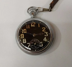 WW1 Era Military Pocket Watch With Broad Arrow Mark ~ Waltham mass ~ Working... - Picture 1 of 12