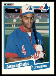 1990 Fleer Update Delino DeShields Montreal Expos #U-27 - Picture 1 of 2