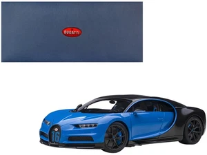 Autoart 70997 2019 Bugatti Chiron Sport French Racing Blue and Carbon 1/18 - Picture 1 of 1