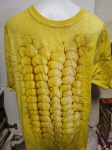 The Mountain 2XL T Shirt Mens Yellow Short Sleeve Corn Cob Ear Great Graphics - Picture 1 of 3