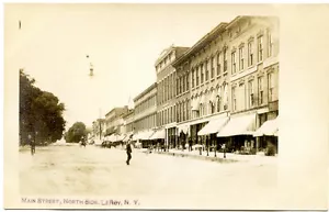 RPPC NY Leroy North Side Main Street Store Fronts - Picture 1 of 2
