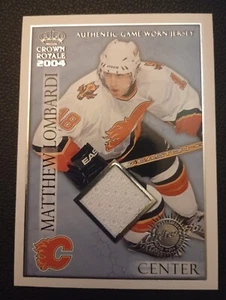 2004 Crown Royale Matthew Lombardi JERSEY Flames /250 - Picture 1 of 2