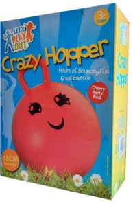 Crazy Hopper Toy Space Hopper Bouncey New Child Fun Kangaroo Sprungball Red - Picture 1 of 1
