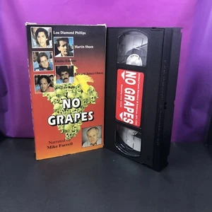 No Grapes VHS Martin Sheen Emilio Estevez Edward James Olmos - Picture 1 of 2