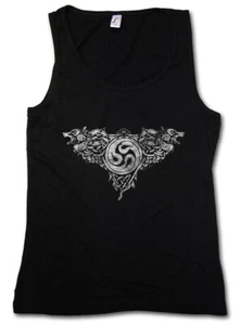 GERI AND FREKI II DAMEN TANK TOP Valhalla Norse Vikings Odhin Odin Thor Wolves - Picture 1 of 1