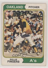 1974 O-Pee-Chee Rollie Fingers #212 HOF