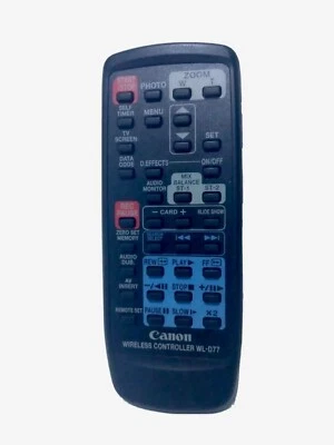 Controlador inalámbrico Canon Remote WL-D77 Mini DV Videocámara Control probado funcionando Foto 1 de 4