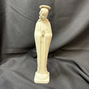 Vintage betende Jungfrau Maria Statue Goebel Hummel Germany weißes Porzellan 10,5" - Bild 1 von 9