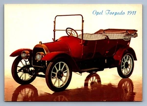 AK Vintage Transportwagen Opel Torpedo 1911 Automobil 4x6 - Bild 1 von 2