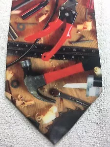 RALPH MARLIN MENS TIE HANDYMANS TOOLS 3.75 X 58 - Picture 1 of 4
