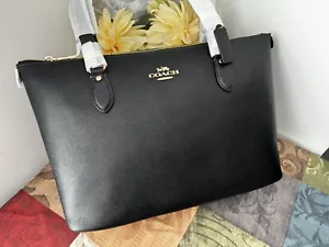 NEU MIT ETIKETT COACH GALLERY HANDTASCHE HANDTASCHE SCHWARZ CH285 - Bild 1 von 6