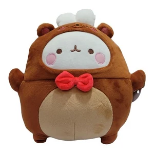 Molang Animal Friends Mochi Stuffed Animal Plush Doll Korean Toy (Bear) - Picture 1 of 5