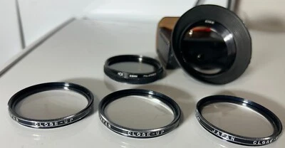 Vivitar 49mm 3 Close-up Lenses, Lens Hood, Carry Case, Japan - Image 1 of 4