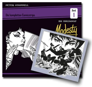 Modesty Blaise Complete Edition #1 HC VZA + Signed Artprint Franz Gerg Lim 100 Ex. - Picture 1 of 2