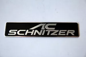 AC Schnitzer Front Fenders Rear Trunk Sticker Logo Badge Emblem BMW E30 E34 E46 - Picture 1 of 4