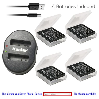 Kastar Battery Dual Charger for Ricoh DB-60 DB-65 & Ricoh GR Digital III WG-M1 - Image 1 of 4