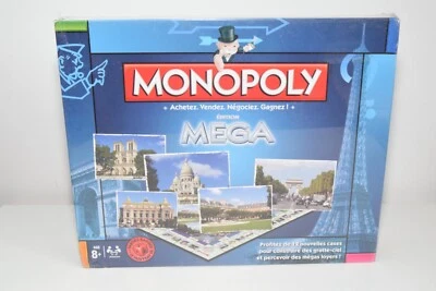 B65 HASBRO WINNING MOVES MONOPOLY MEGA EDITION FRANZÖSISCHE VERSIEGELTE AUSGABE! - Bild 1 von 4