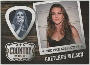 2014 Panini Country Music Gretchen Wilson Gitarren-Plektrum Relikt-Plektrum-Sammlung #14 - Bild 1 von 2