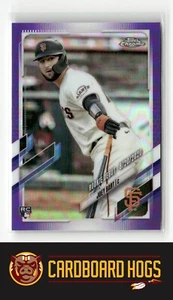 2021 Topps Chrome Update #USC86 Joey Bart Giants Purple Refractor RC Rookie - Picture 1 of 2