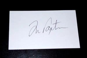 Tom Paxton Autographed 3x5 Index Card Musician Folk Singer Songwriter - Foto 1 di 1