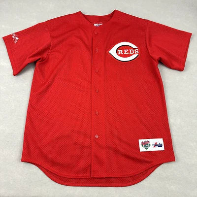 Vintage Cincinnati Reds Jersey Men Large Ken Griffey Jr. Majestic Diamond USA L - Изображение 1 из 4