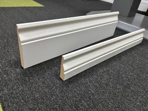 Door Architrave Sets White Primed MDF Ogee Special 69 x 18 mm Clearance Offer - Picture 1 of 2