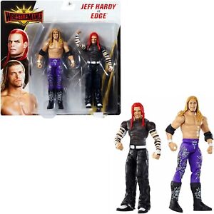 Mattel WWE Battle Pack 2 action figure articolate Jeff Hardy vs Edge alti 17 cm