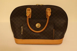 Rioni Signature Dome Handle Bag Brown ST-20001M - Picture 1 of 7