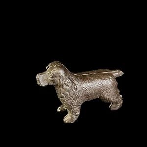 COCKER SPANIEL MARX PET SHOP PLAYSET 1952 FIGURE RUBBER VINYL VINTAGE DOG - Picture 1 of 16