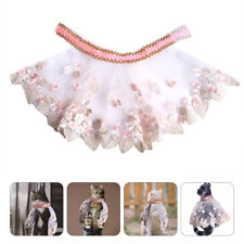  Yarn Pet Clothing Puppy Collars for Small Puppies Lace Dresses