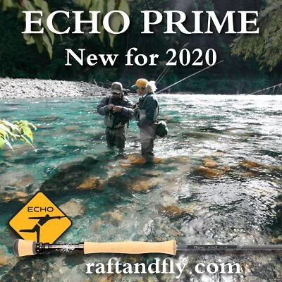 Echo Prime 8wt 8'10" 4-Piece Fly Rod Lifetime Warranty - FREE SHIPPING - Image 1 of 2