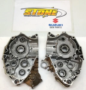 OEM Suzuki LTR450 Engine Motor Crank Cases Crankcases Set 2006 2007 2008 LTR 450 - Picture 1 of 11