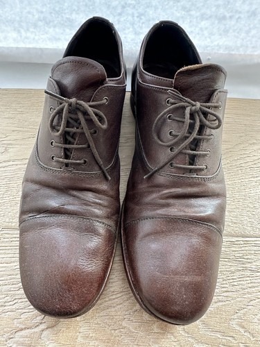 Prada scarpe da uomo. Taglia 7 marrone pelle 