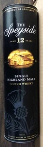 The Speyside Tubo Whisky Scozzese Malto Highland Singolo 12 Anni - Foto 1 di 6