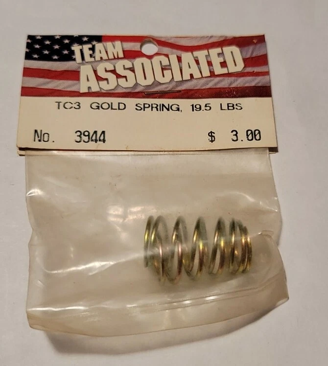 Team Associated 3944 Tc3 Gold Spring 19.5 Lbs RC Part