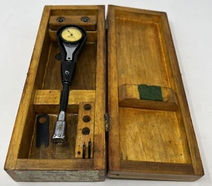 Standard Gage Co No.1 Dial Bore Gage 5/8"-1" In Wooden Box - Picture 1 of 6