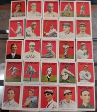  1915 CRACKER JACK BASEBALL PLAYERS CARDS DOVER REPRINT LOT OF 25