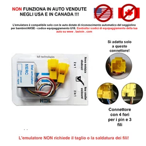 AKSE Sedile Tappetino emulatore diagnostico per Mercedes-Benz A W176 2012-2018 - Picture 1 of 4