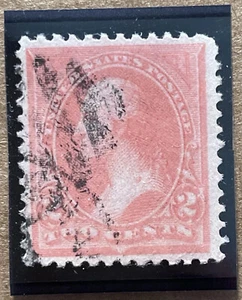 1894 US Washington 2c Type I | Sc #248 Mi #90a SG #252 | Used F-VF - Picture 1 of 7