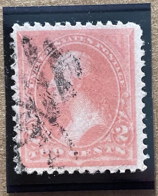 1894 US Washington 2c Type I | Sc #248 Mi #90a SG #252 | Used F-VF - Image 1 of 4